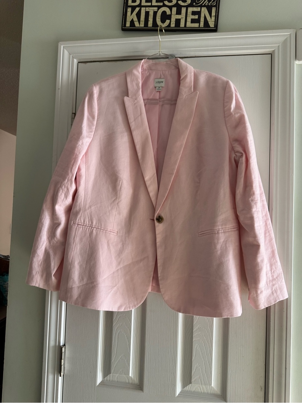 J. Crew Pale Pink Blazer and Trousers Suit - Picture 5 of 5
